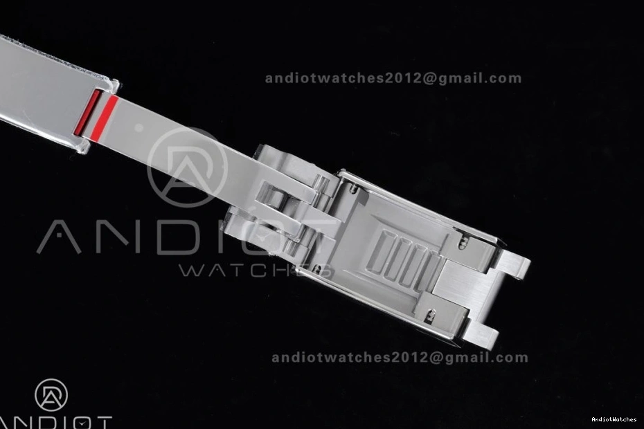 Best Diamonds Black Edition Dial 816 VSF 1:1 SoftTouch Silver Oysterflex on (Weighted) Daytona Strap V2 126519 VS4131 0219